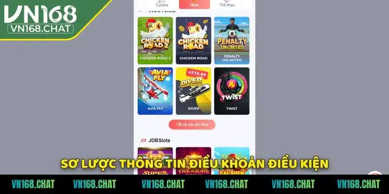 Sơ lược thông tin điều khoản điều kiện