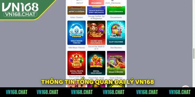 Thông tin tổng quan đại lý VN168