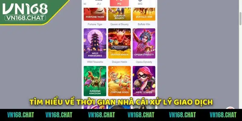 Tìm hiểu về thời gian nhà cái xử lý giao dịch